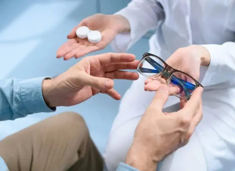 lentes de contactov
